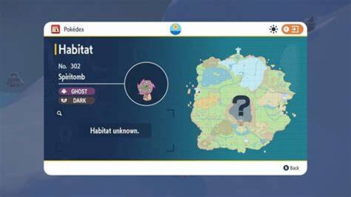 Where to Catch Spiritomb in Pokémon Scarlet and Violet Spiritomb-Habitat