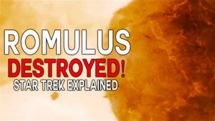Star Trek Romulus Destroyed