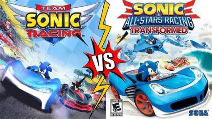 Team Sonic Racing vs Sonic All-Stars Racing race