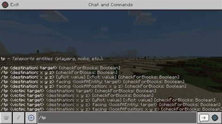 How to Teleport in Minecraft Teleport-Commands