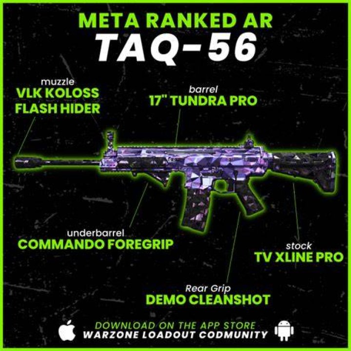The Best Ranked Classes in MW2 The-Best-TAQ-56-Ranked-Loadout