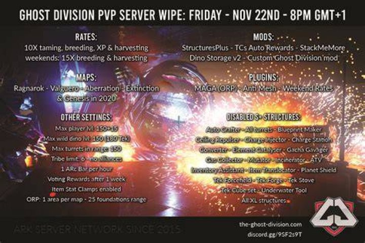 The 10 Best Ark Servers to Play On The-Ghost-Division-Server