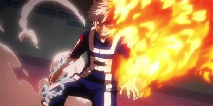 All My Hero Academia Characters' Ages, Heights, Birthdays, and Zodiac Signs Todoroki-using-his-fire