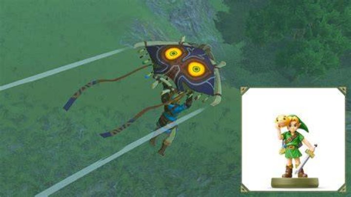 How to Unlock All Paraglider Fabric Patterns in Zelda Tears of the Kingdom TOTK-Majoras-Mask-Glider-Amiibo