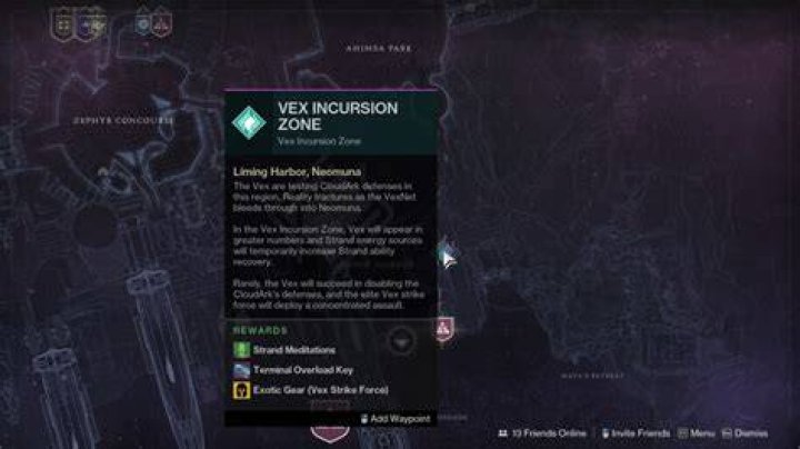 How to Complete the Unfinished Business Quest in Destiny 2 Lightfall Vex-Incursion-Zone