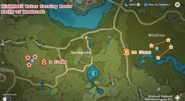 Genshin Impact Bennett Material Locations Guide: Where to Find Ascension and Talent Materials Windwheel-Aster-location-genshin
