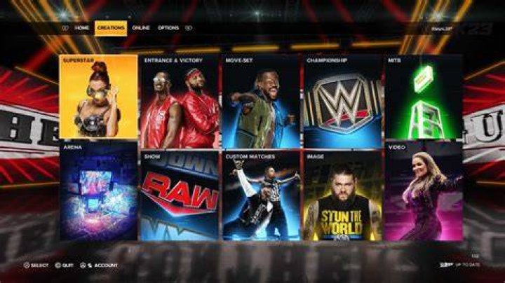 WWE-2K23-Creations-Menu
